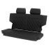 Caballo Classic Black Diamond Seats - Front & Rear, 66-77 Ford Bronco